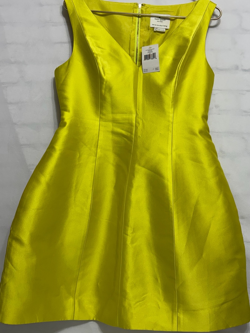 NWT KATE SPADE STRUCTURED SILK MINI DRESS RIO DE JANEIRO CUBANELLE SIZE 6